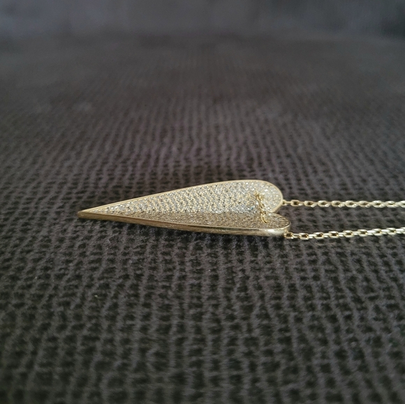 Mary Louise Designs Elongated Heart❤ Slider Pendant Necklace - Picture 15 of 16